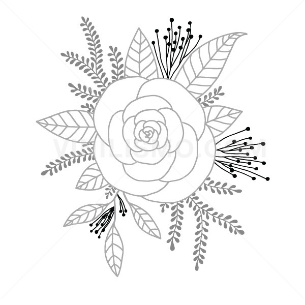 600x600 Wall Decal Corsage