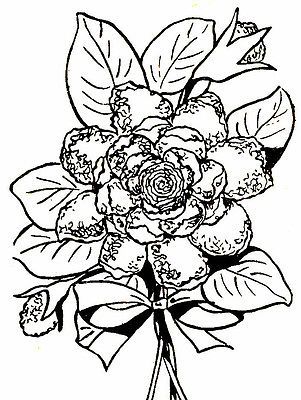 301x400 Boucle Crochet Flowers Vintage Pattern Book Rose Orchid Pansy