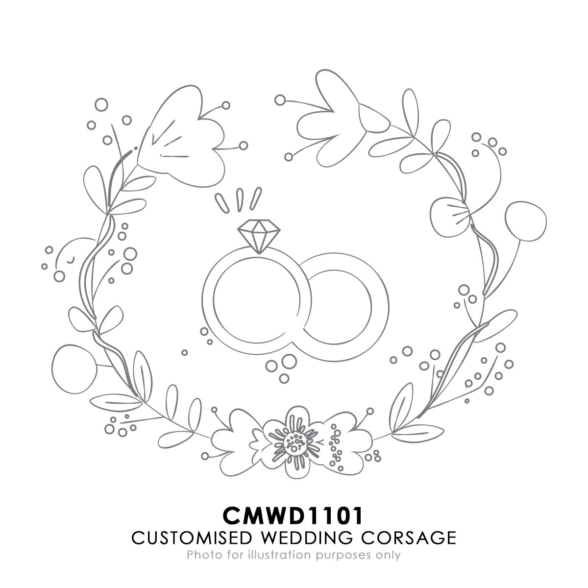 1200x1200 Customised Corsage Or Boutonniere