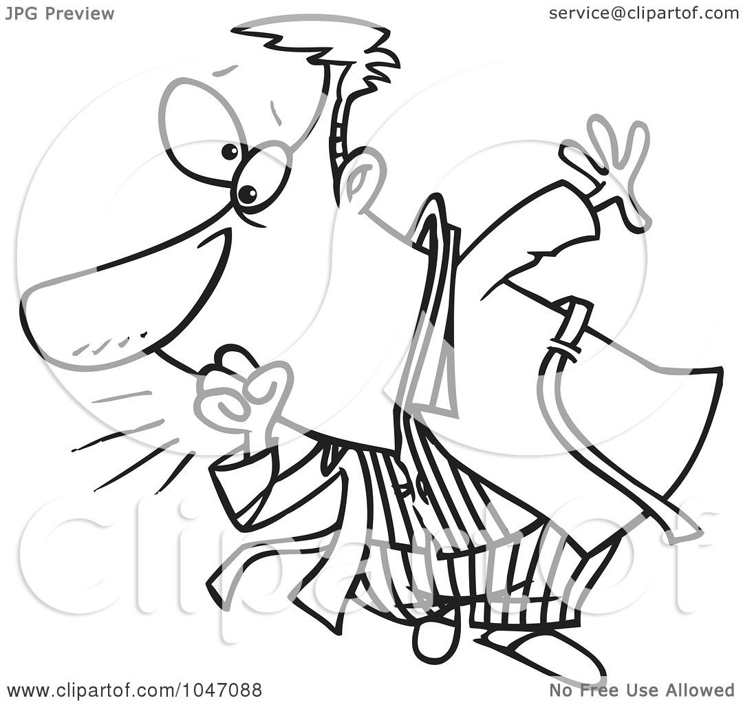 1080x1024 Royalty Free (Rf) Clip Art Illustration Of A Cartoon Black