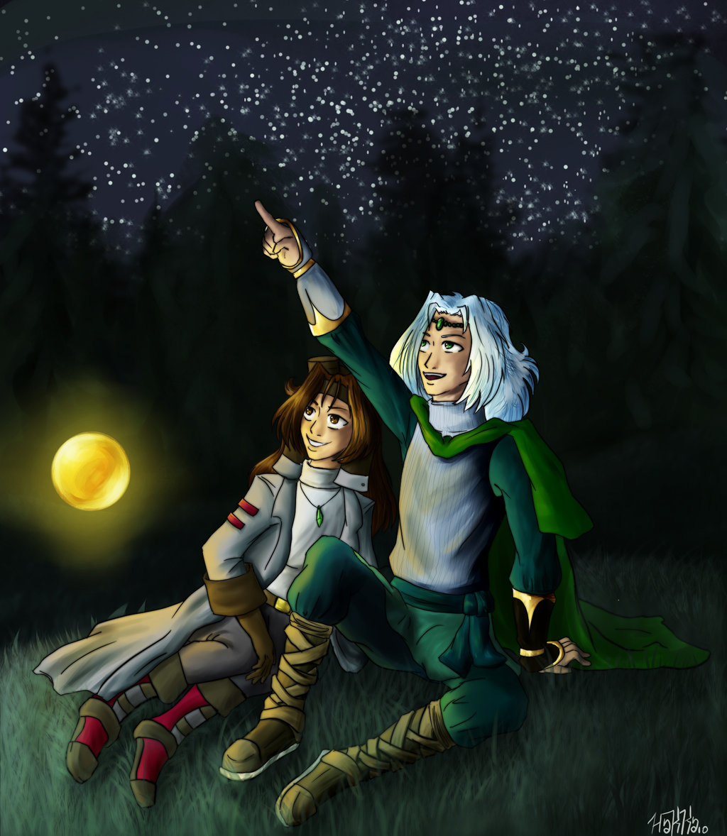 1024x1178 Looking At The Stars By Hakkaeni