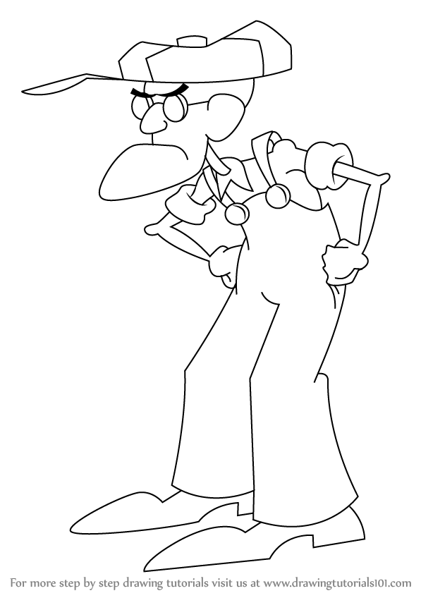 597x848 Learn How To Draw Eustace Bagge From Courage The Cowardly Dog