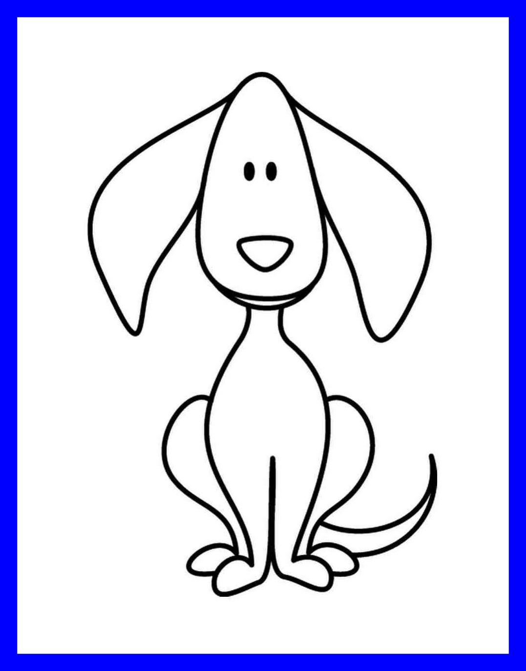 1077x1374 Unbelievable The Collection Of Dog Drawing For Sketch Kid