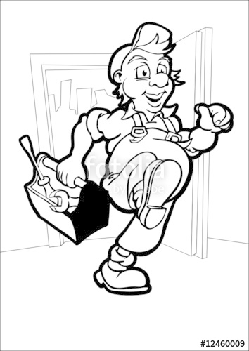 354x500 Craftsman Caretaker Service Stock Image And Royalty Free Vector