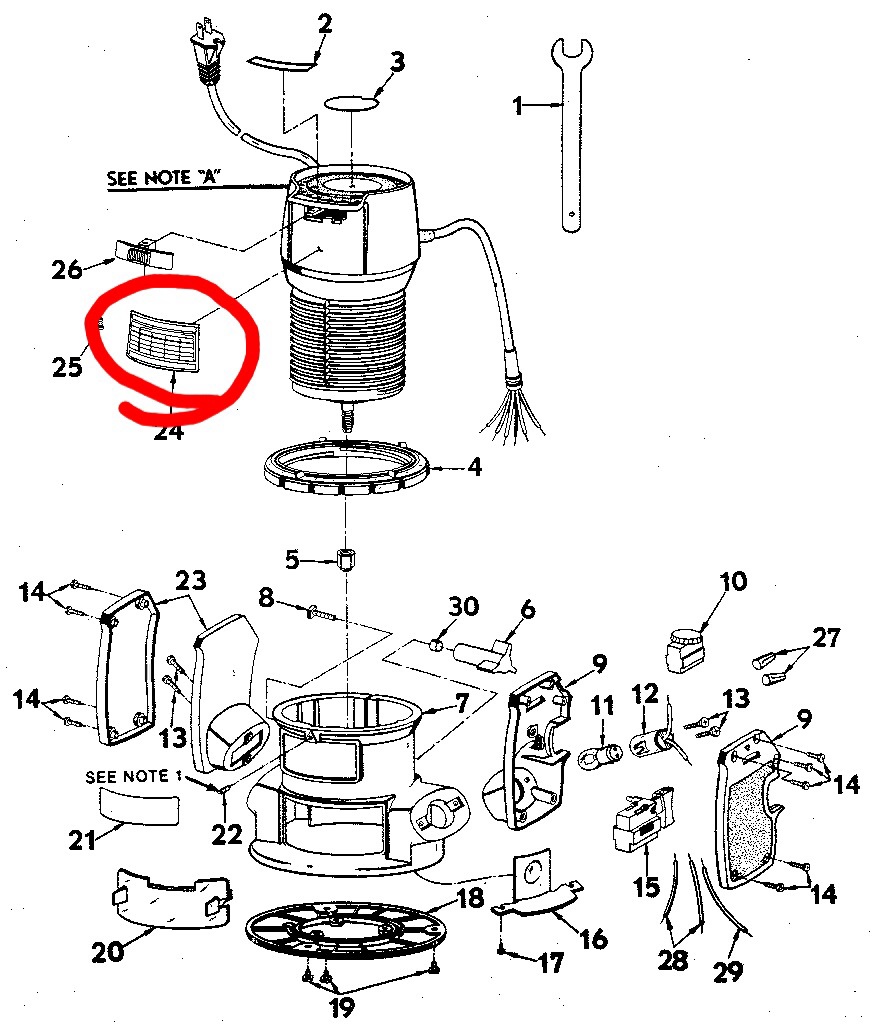880x1024 Can'T Get End Cap Off Of Craftsman 315.174771 Router