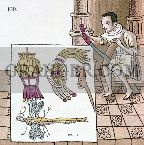 498x500 Image Of Aztec Craftsman.