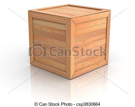450x357 Crate. 3d Drawing