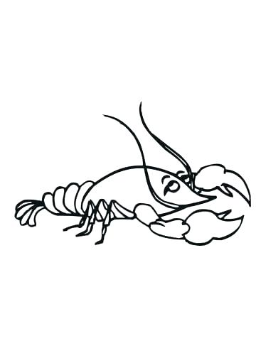 360x480 Crayfish Coloring Page Coloring Page Funny Crayfish Coloring Page