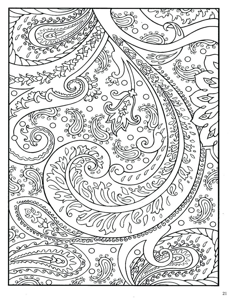 736x951 Paisley Designs Coloring Book Printable Coloring Pages Just Me