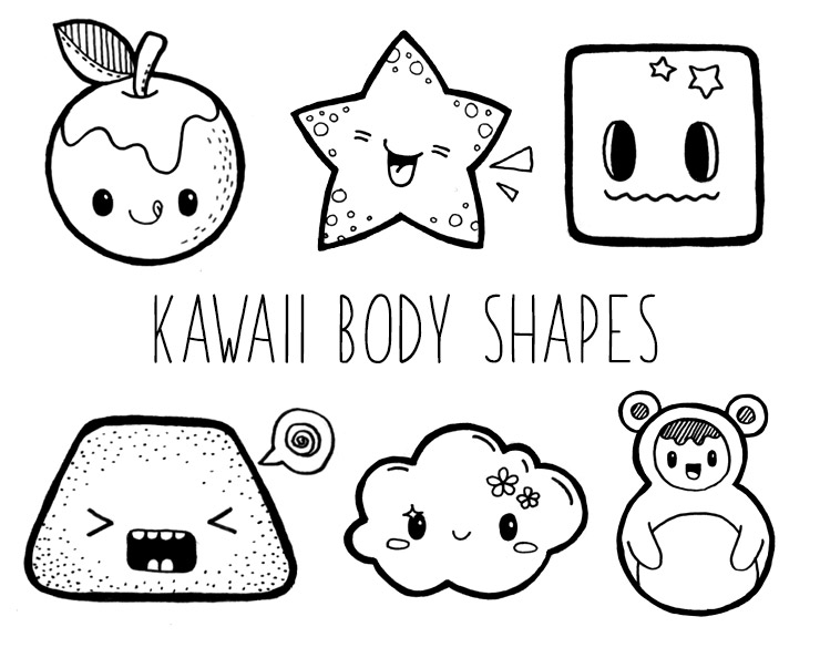 740x594 Kawaii Body Shapes And Character Design