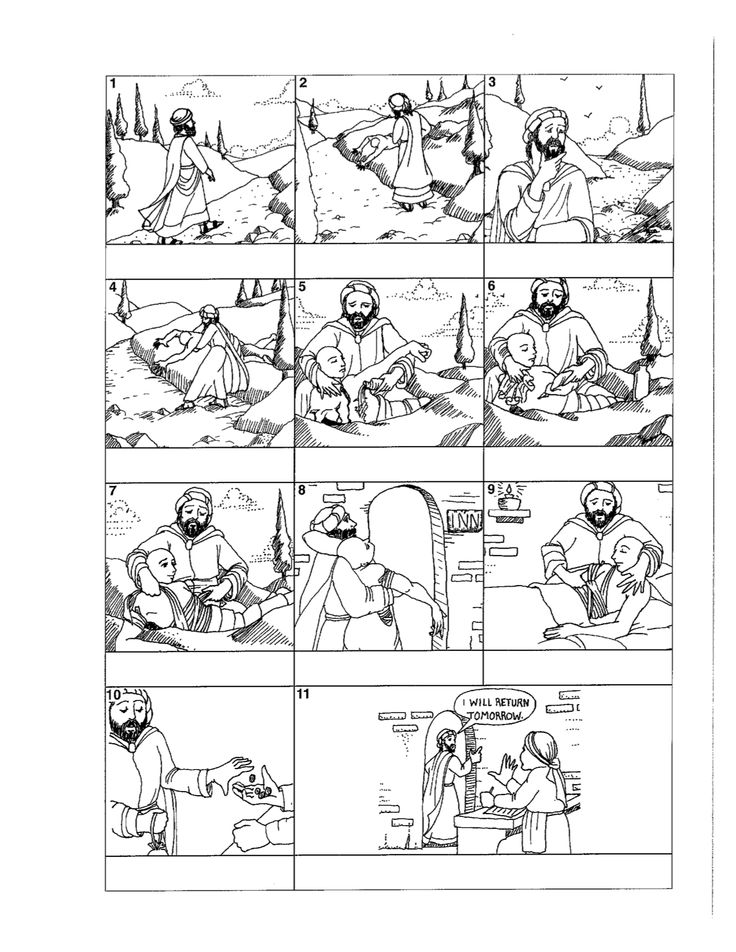 736x952 Story Of Good Samaritan For Kids (9 Images)