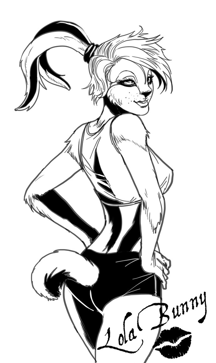 690x1158 Lola Bunny By Rossowinch