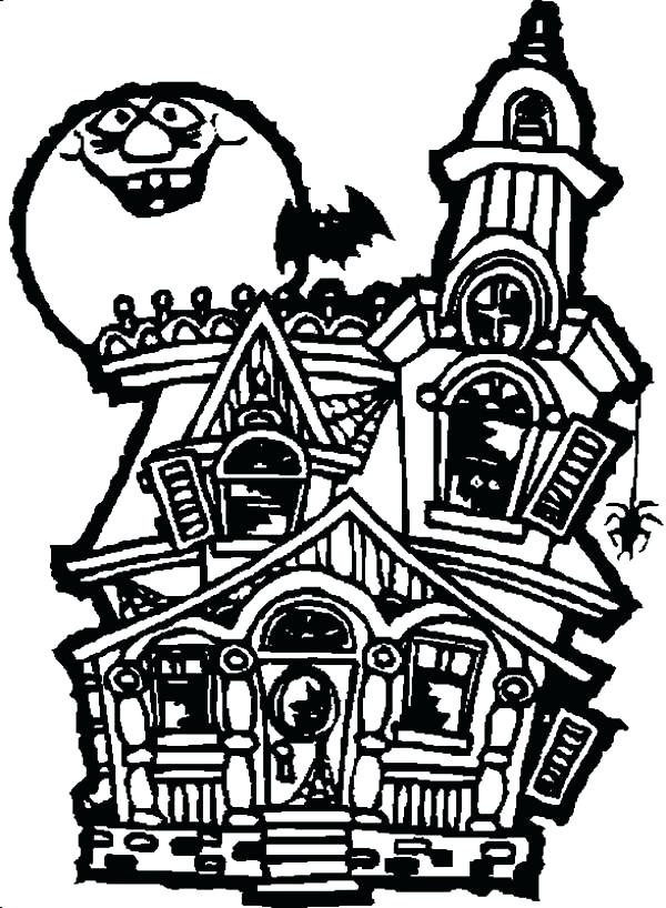 600x818 Haunted Mansion Coloring Pages Haunted Mansion Coloring Pages