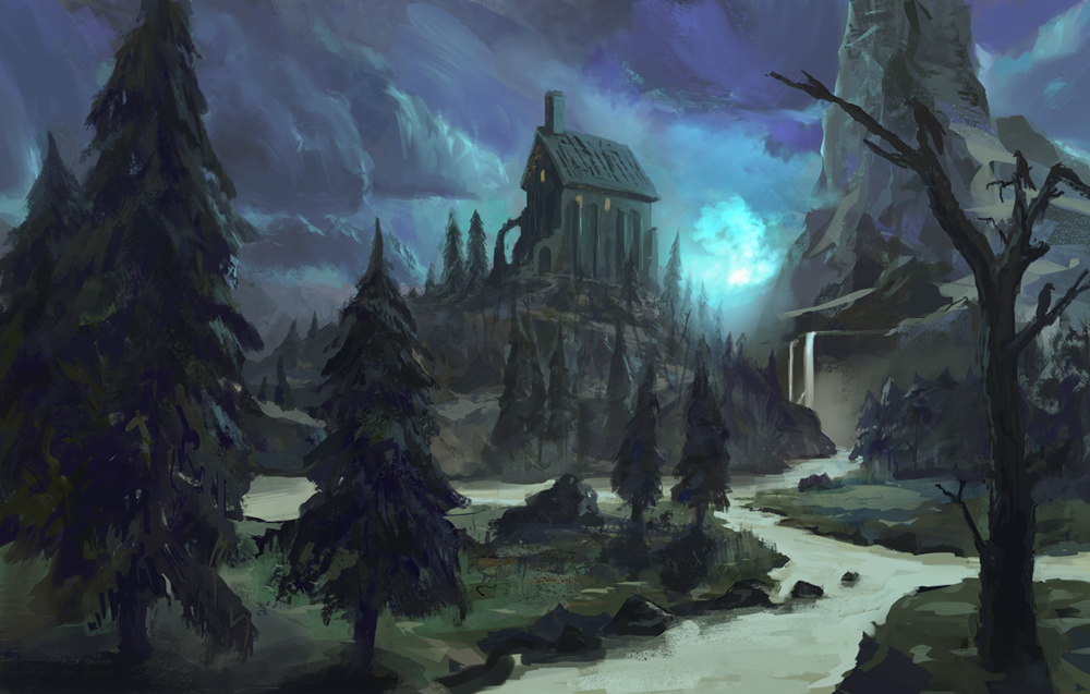 1000x637 Creepy Castle By Milkduster