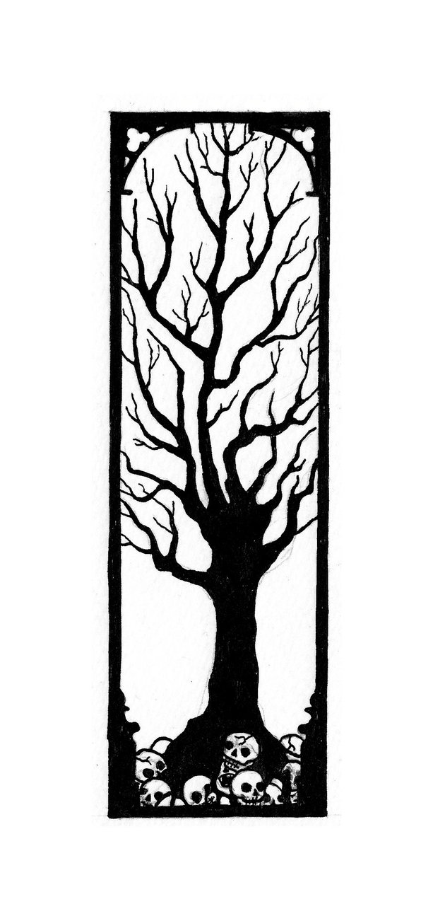 613x1302 Dead Tree Bookmark By Anitakolsen