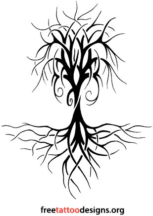 309x434 Drawn Dead Tree Intricate