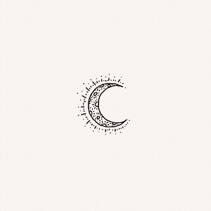 300x300 Collection Of Tumblr Moon Drawing High Quality, Free