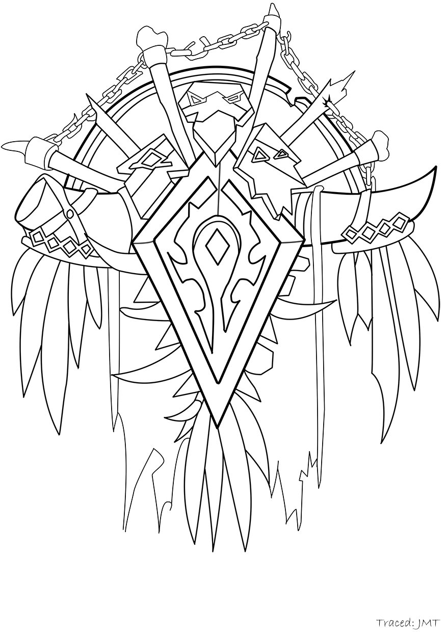 877x1240 Horde Crest By Mimizu
