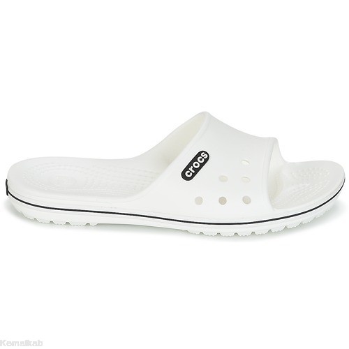 500x500 Crocs Crocband Ii Slide White Black Men Mules Gcgrvexm