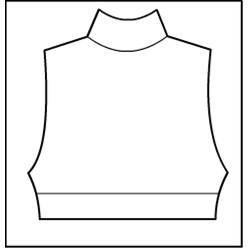 800x800 Collection Of Crop Top Technical Drawing High Quality, Free