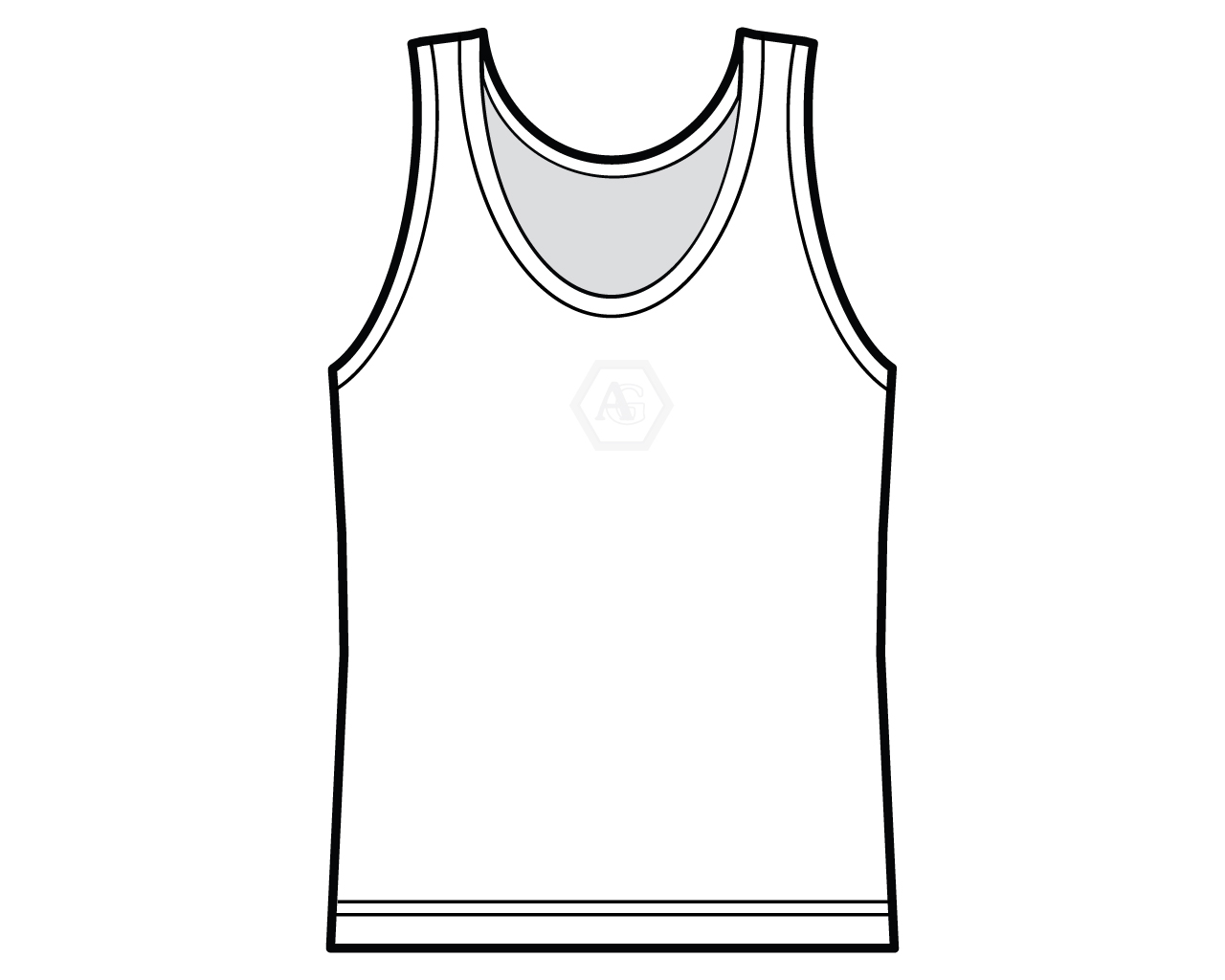 Crop Top Technical Drawing at GetDrawings | Free download