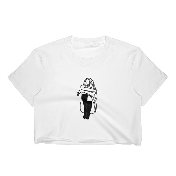 600x600 A Bad Day Women's Crop Top Clothing Company