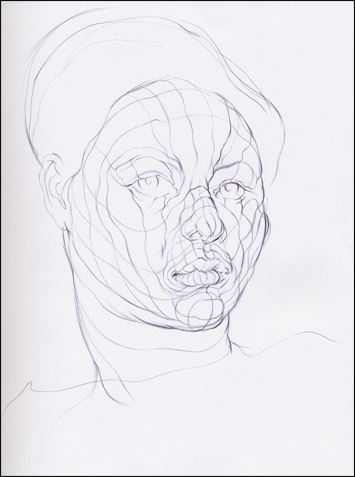 700x939 Best 103 Cross Contour Drawings Ideas On Contour