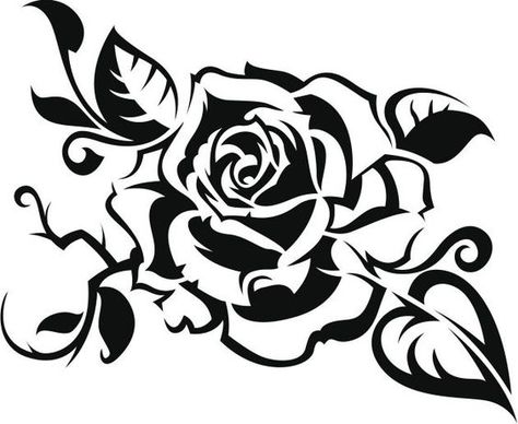 474x388 Black Rose On White Background Free Vector Art And Vector Art