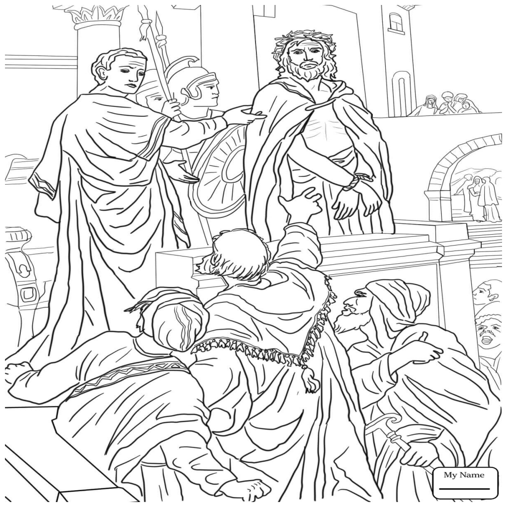 1024x1024 Jesus Crucified Drawing At Getdrawings Free For Personal Use