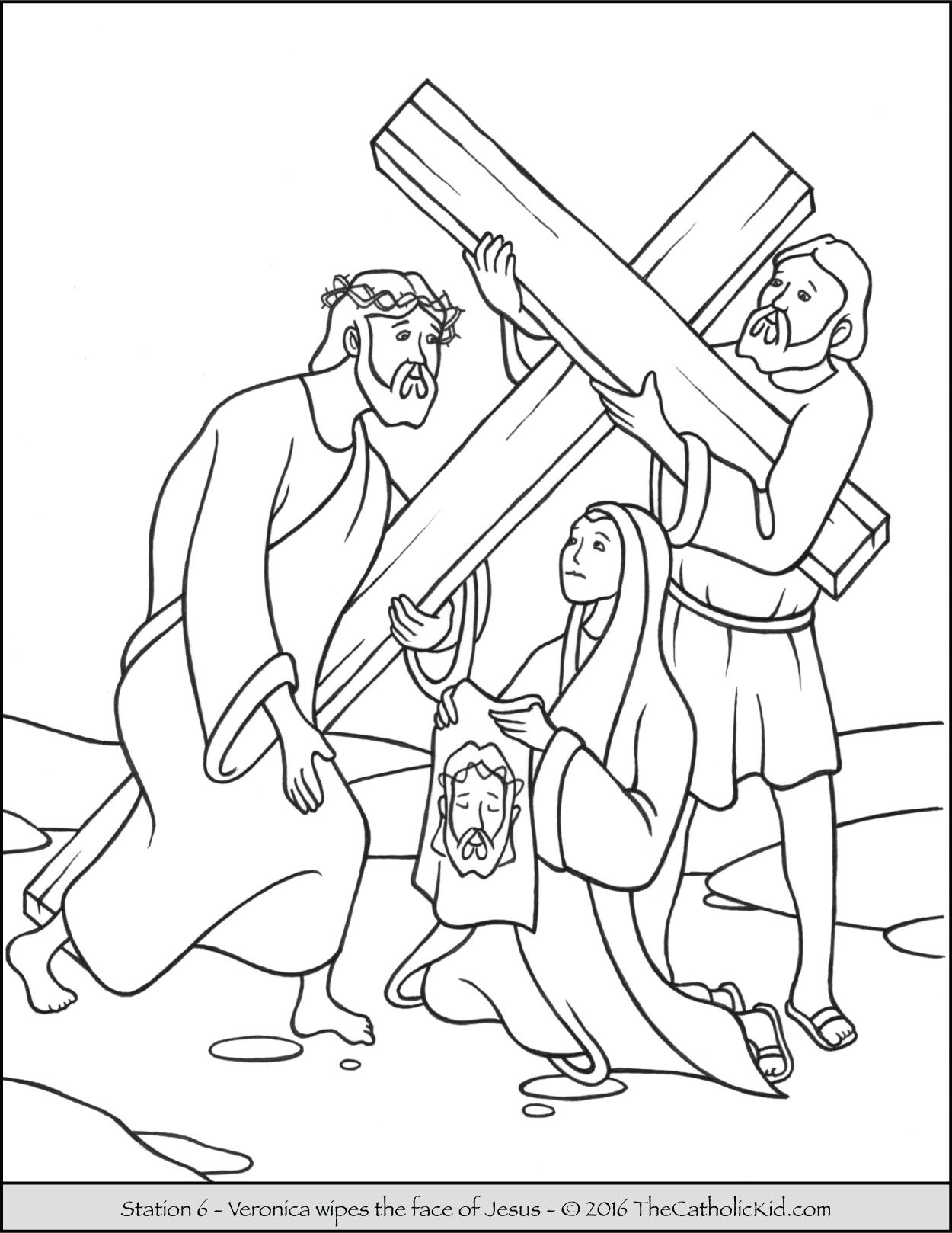 1250x1618 Stations Of The Cross Coloring Pages 6