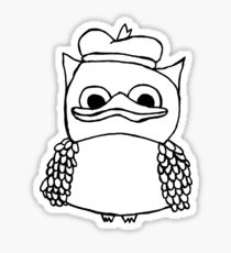 210x230 Crude Duck Drawing Stickers Redbubble