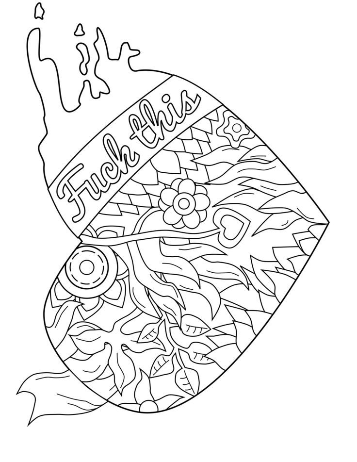 736x952 50 Free Printable Swear Coloring Pages