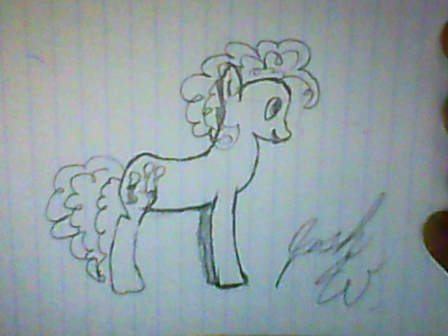 640x480 Pinkie Pie Crude Drawing By Crossfade63