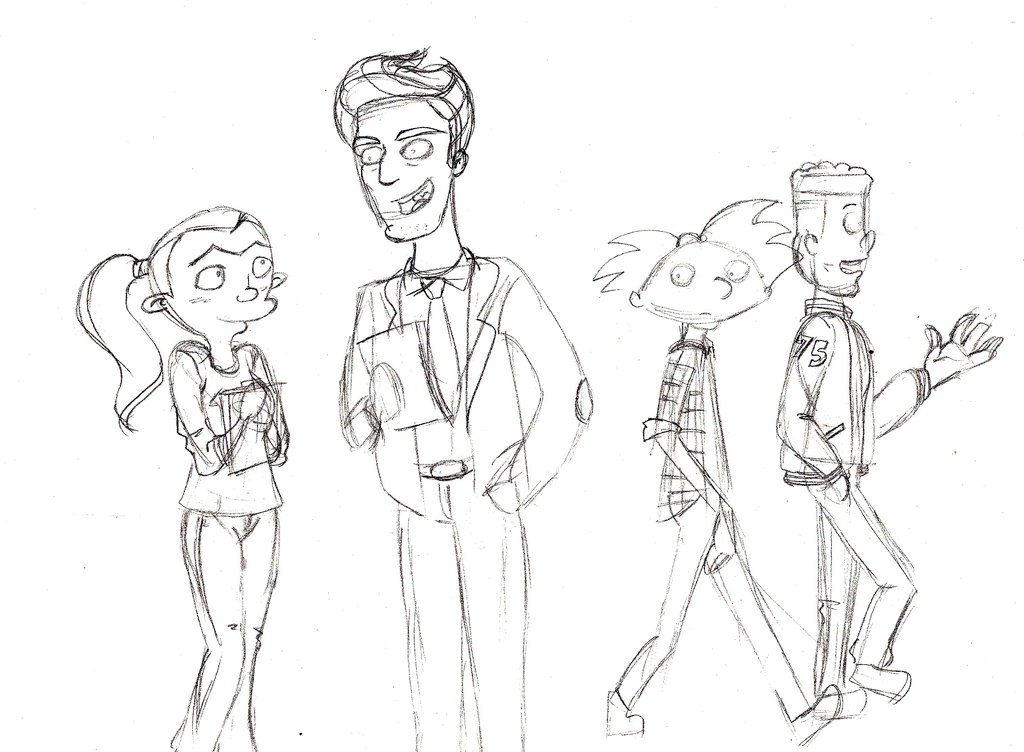 1024x752 Hey Arnold Crush Teacher By Lighteningstorms