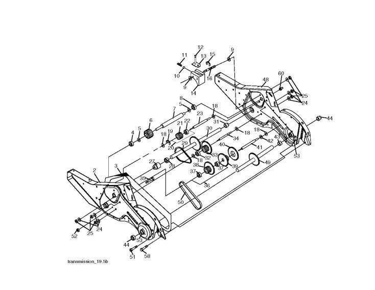 734x569 Mcculloch Mrt6 (96091000600) Cultivator Transmission Spare Parts