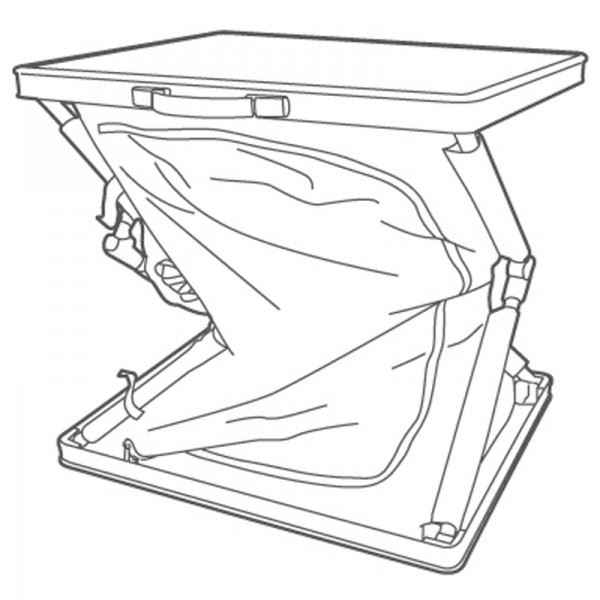 600x600 Quick Fold Camp Cupboard 3 Shelf Snowys Outdoors