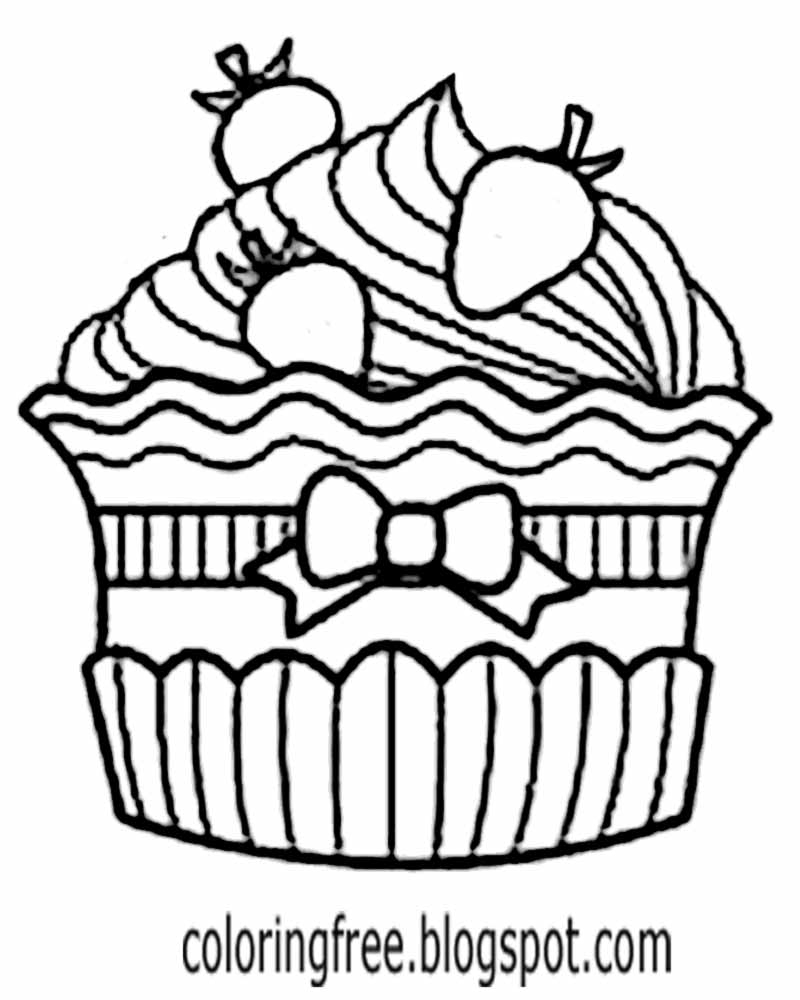 800x1000 Simple Cupcake Drawing Simple Cupcake Drawing At Getdrawings