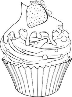 236x320 5 Best Images Of Printable Birthday Cupcake Outlines