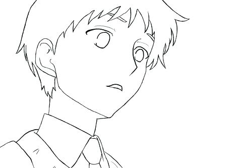 476x333 Anime Guy Coloring Pages Anime Boy Coloring Pages Coloring Trend