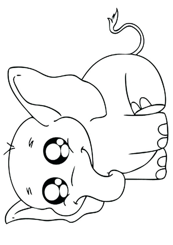 595x842 Cartoon Elephant Coloring Pages Coloring Pages Elephant Baby
