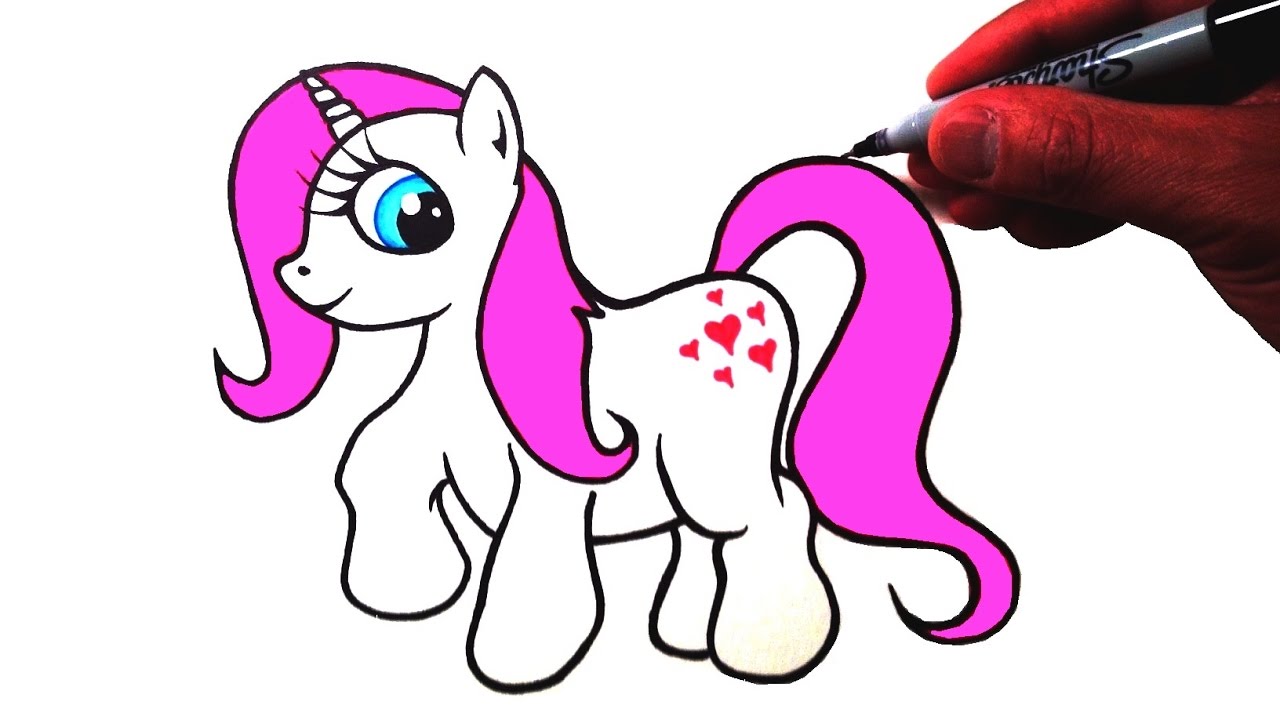 1280x720 How To Draw A Cute Baby Unicorn