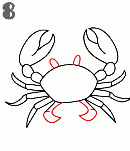 417x485 How To Draw A Crab Primary Picks Great Ideas For K 4th Grades