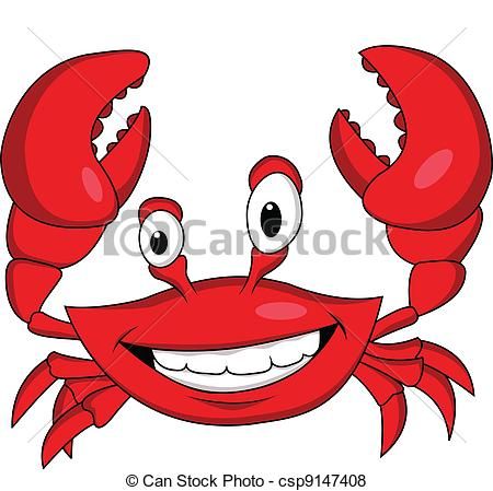 450x449 Funny Crab Cartoon