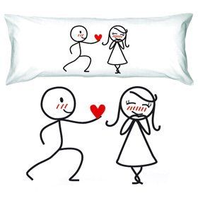 280x280 Boldloft My Heart Belongs To You Body Pillowcase Romantic