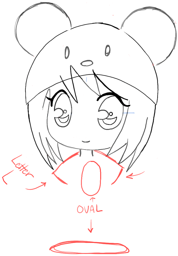 600x864 Step By Step How To Draw A Girl How To Draw A Chibi Girl With Cute