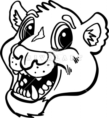 368x400 Drawn Cougar Cute