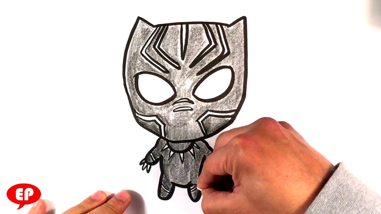 1280x720 How To Draw Cute Black Panther
