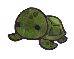 250x200 Chibi Sea Turtle By Xeohelios