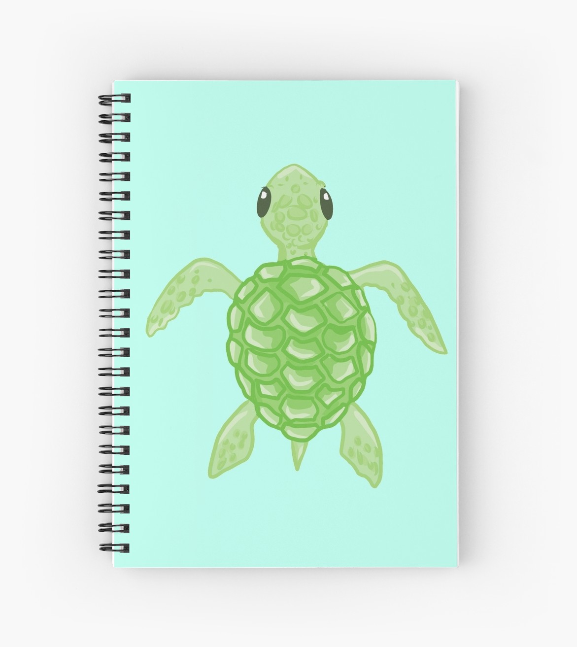 1171x1313 Cute Green Sea Turtle Spiral Notebooks By Ivegotartitude Redbubble