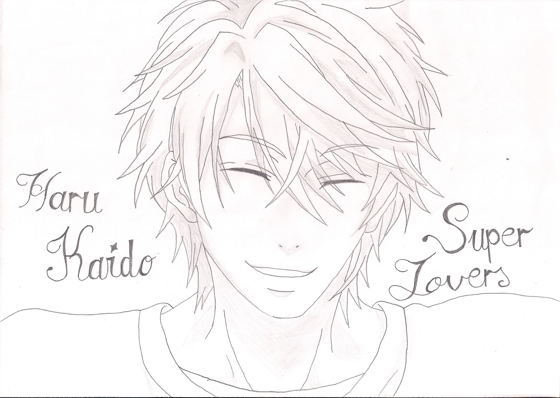 2332x1659 Super Lovers Haru Kaido With A Cute Smile Handmade Super Lovers